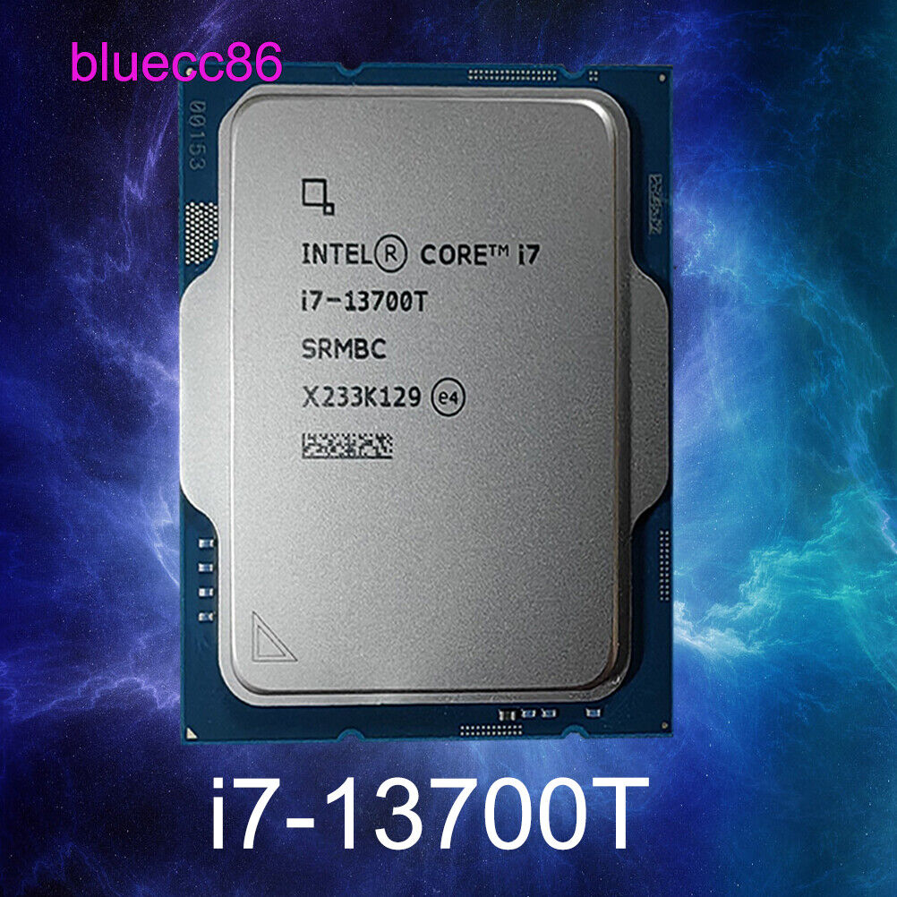 Intel Core i7-13700T QS LGA-1700 CPU Processor 1.4GHz 16C Intel Core i7-13700T QS LGA-1700 CPU Processor 1.4GHz 16C