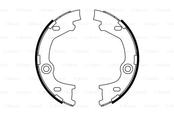 Bosch Bremsbacke 0 986 487 777-image