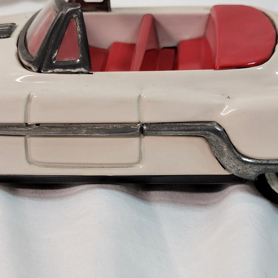 Pontiac Star Chief 1954 convertible juguete de hojalata coche de fricción modelo Japón Foto 3 de 4
