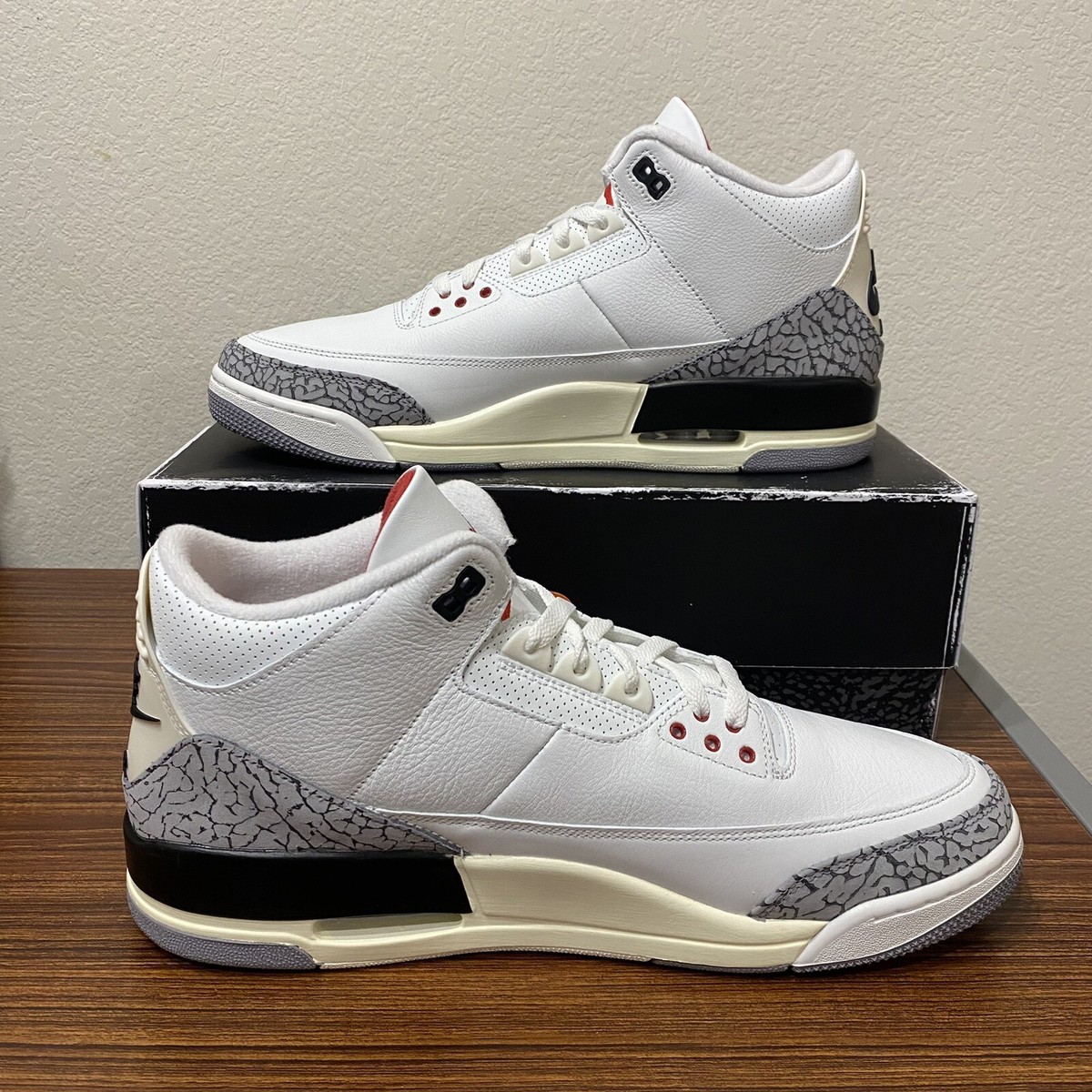 Nike Jordan 3 White Cement Reimagined 2023 DN3707-100 Size 12.5
