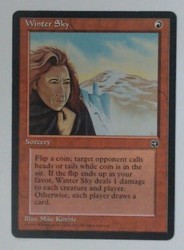 Winter Sky - Homelands - MTG Rare Sorcery
