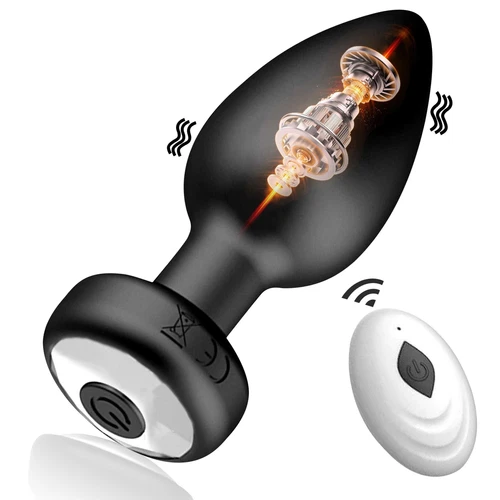 Silikon Anal Vibrator Plug Vibration Prostata Fernbedienung Sex Toy Spielzeug 💕 - Bild 24 von 24