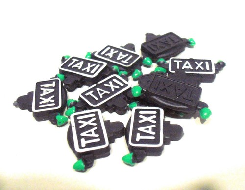 10 x taxi-black cab emblem to restore models - made in PORTUGAL - Picture 3 of 5