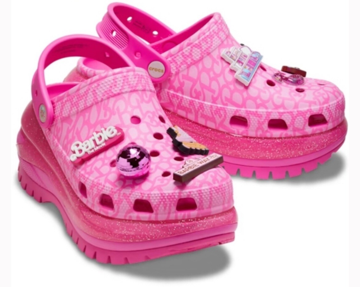 Crocs x Barbie The Movie Mega Crush Clog Electric Pink  display picture 1