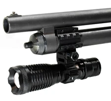 Trinity 1500 lumen tactical flashlight with mount for 12gauge mossberg 500 optic
