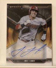 2015 Topps Strata Autographs #SA-JL Jake Lamb RC AUTO
