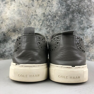 Cole Haan Men\'s Size 8M Winslow Grand Series Grey Leather Wingtip Sneakers Shoes Cole Haan Men main image 2