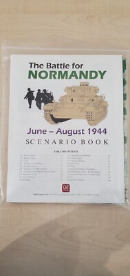 The Battle for Normandy June - August 1944 Scenario Book (Englisch)