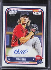 2024 Onyx Vintage #VA-TABE Talan Bell Prospect Auto