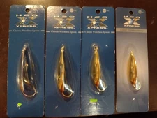 Classic WEEDLESS SPOON Bait Lure 1/4oz 1/2oz 3/4oz Chrome or Gold NEW H2O Xpress