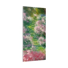 Flower Garden Canvas Print, Monet Classic Painting Design,  Spring & Summer Art 