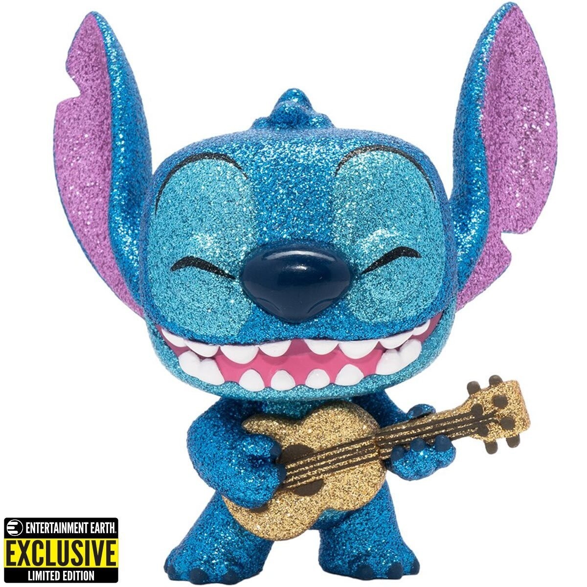 Funko Pop! Ukelele Diamante Brillo 1044 Ee Exclusivo De Punto Lilo Y Puntada De Disney