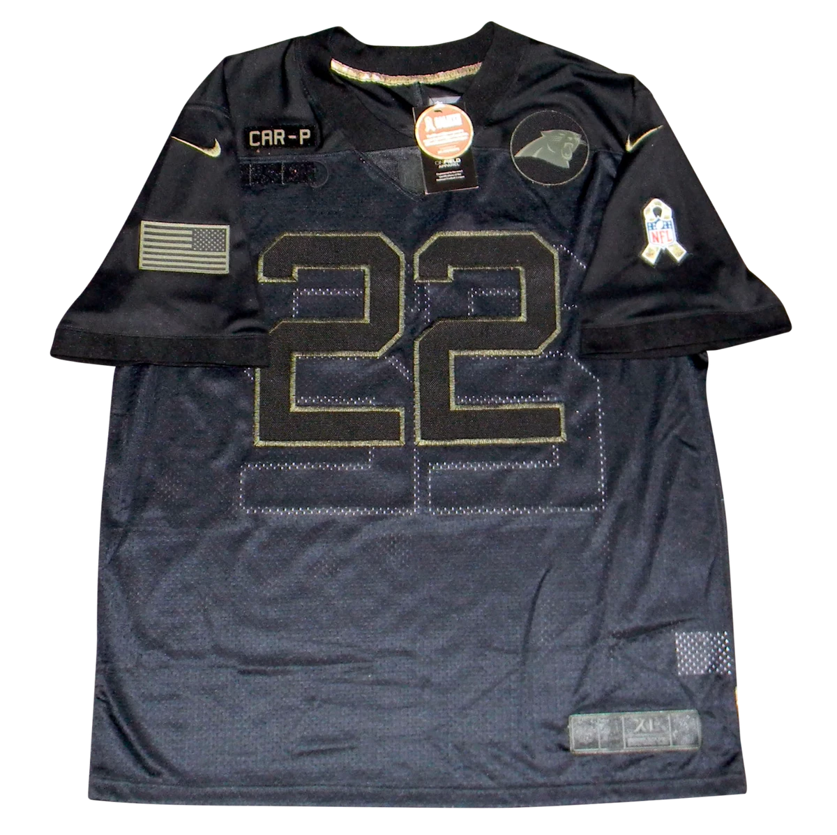 Carolina panthers salute to 2024 service jersey
