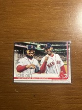 Mookie Betts JD Martinez 2019 Topps Update Series Veteran Combos #US246 Red Sox