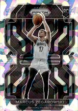 2021-22 Panini Prizm Marcus Zegarowski #300 Ice Brooklyn Nets 4A