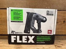 Flex Tool 24V 1/4" Narrow Crown Stapler 18 Gauge FX4511-Z FX4511 (Quantity)