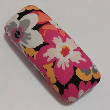 Vera Bradley Floral Print Fabric Covered Sunglasses Hard Case