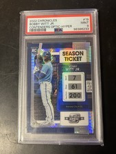 2022 Chronicles Contenders Optic Hyper #19 Bobby Witt Jr PSA 9 RC rookie 069/299