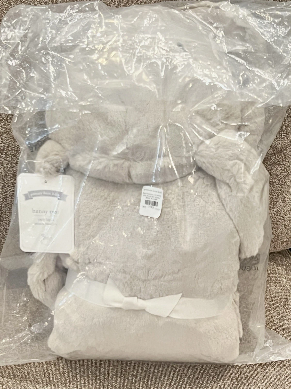 NEW Pottery Barn Kids Bunny Plush Play Mat, Floppy Ears, Tan
Opens in a new window or tab