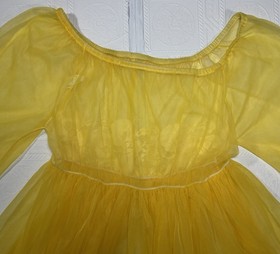 Vintage 1960s Mini Babydoll Peignoir Lingerie Top Lace Trim Medium BELLE SMITH