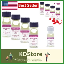 Cinnamon Oil Flavor — Strong, Kosher, 4 Pack, for Candy Baking & More