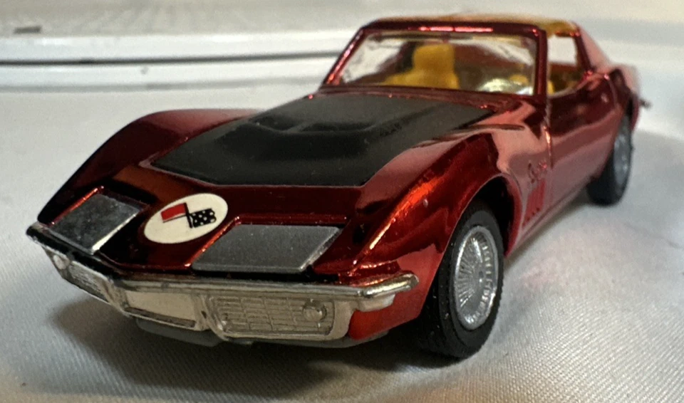 Corgi 300 Chevy Corvette Stingray Coupe Vtg Original Very Near Mint BOXED (48N) - Image 3 of 4