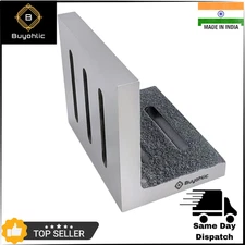 Cast Iron Slotted Angle Plate 110 x 89 x 75 mm -Stress Relieved