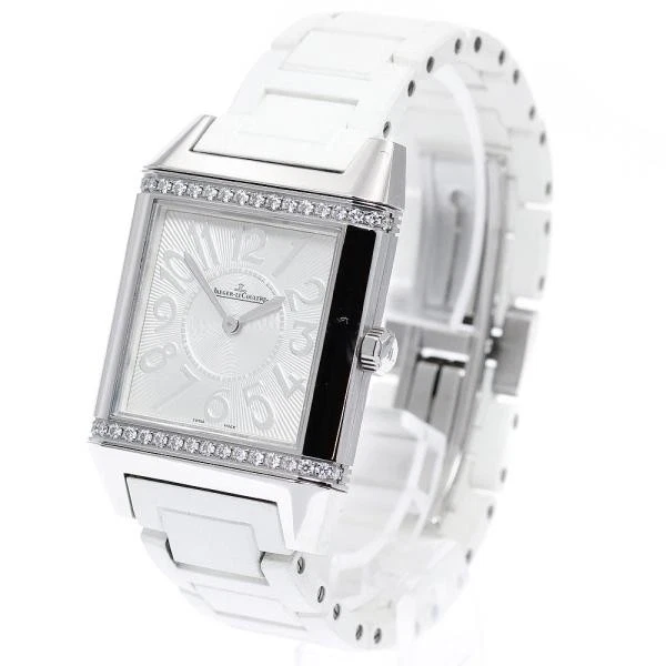 Jaeger LeCoultre — Jaeger-LeCoultre Reverso Squadra Q7038720 29mm SS Silver Dial Watch #C2949