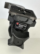 Manfrotto 3229 Geared Tripod Head with Quick Release Plate   Made in Italy