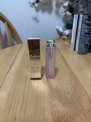 Dior Addict Lip Glow 004Coral Reviving LipBalm ~BNIB~ Full Size 0.11oz Authentic - Image 1 of 4