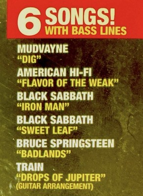 Bass Lines Lesson Booklet From Guitar World July 2001 Mudvayne Sabbath Dimebag