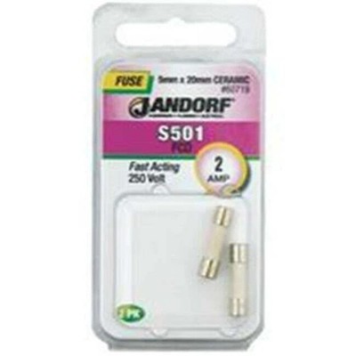 Jandorf Specialty Hardw Fuse S501 2A Fast Acting 60719