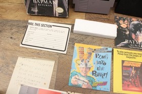 Vintage Batman Returns Nintendo NES In Box