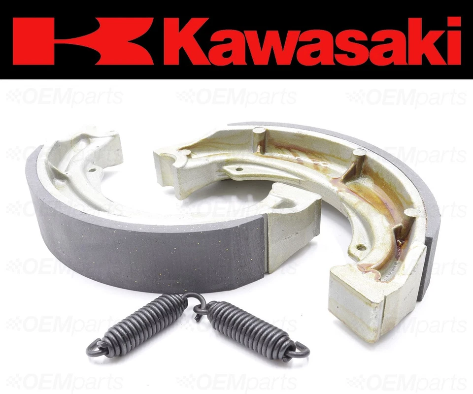 Juego de (2) zapatas de freno y resortes traseros Kawasaki #42019-011 (ver tabla de montaje) Foto 3 de 4