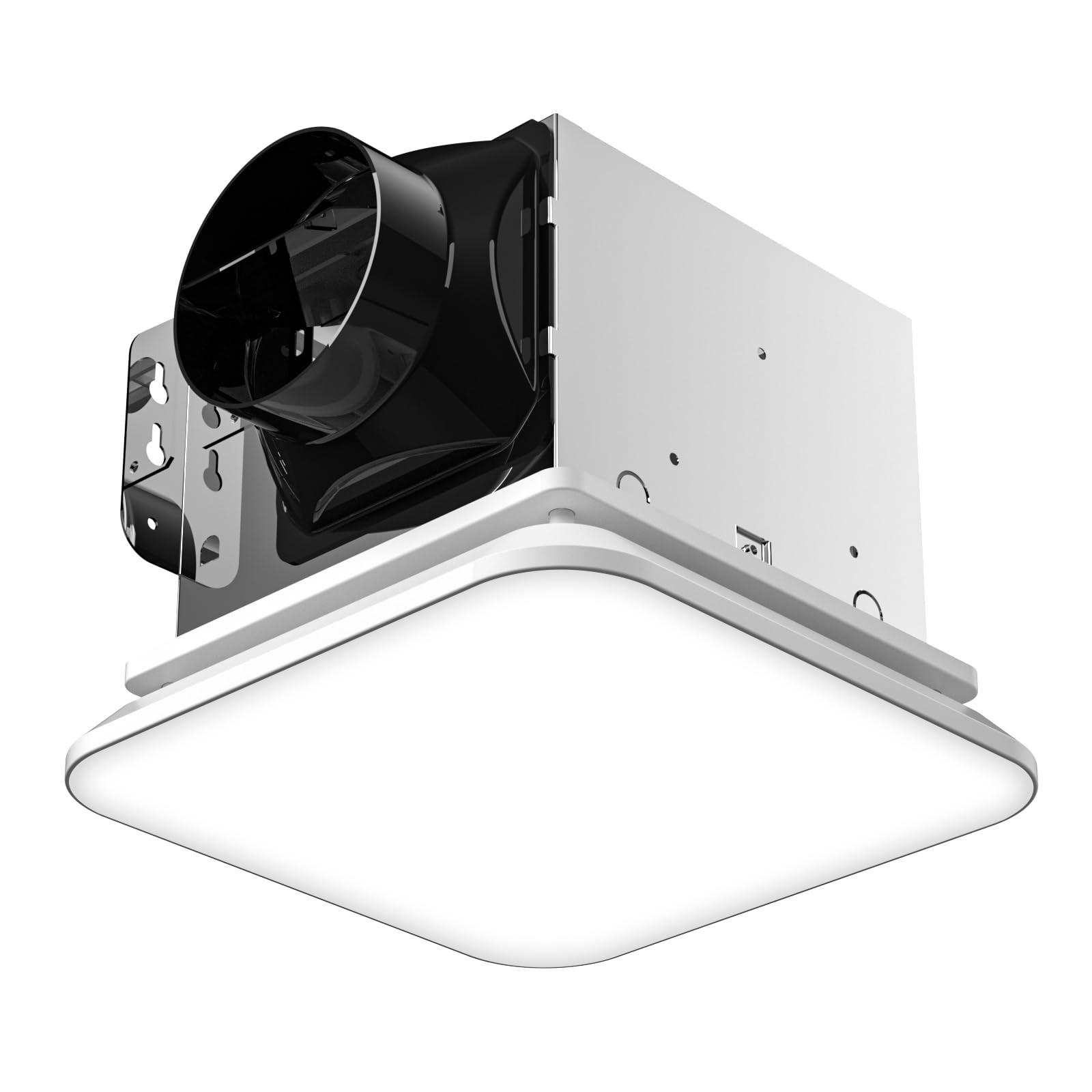 Fitop 110 CFM 43W Ceiling Mount Bathroom Exhaust Fan with Light for Shower Ventilation