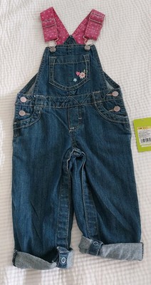 Genuine Kids From Oshkosh Girls  12 Months Overalls  New