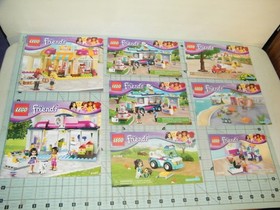 Lego Friends Parts lot & Manuals 41006,41007,41056,41009,41086,41092,41099