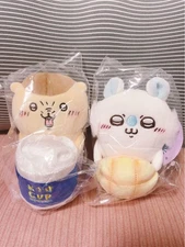 Chiikawa Plush Toy Set Melon Bread Holding Flying Squirrel 2 Pieces