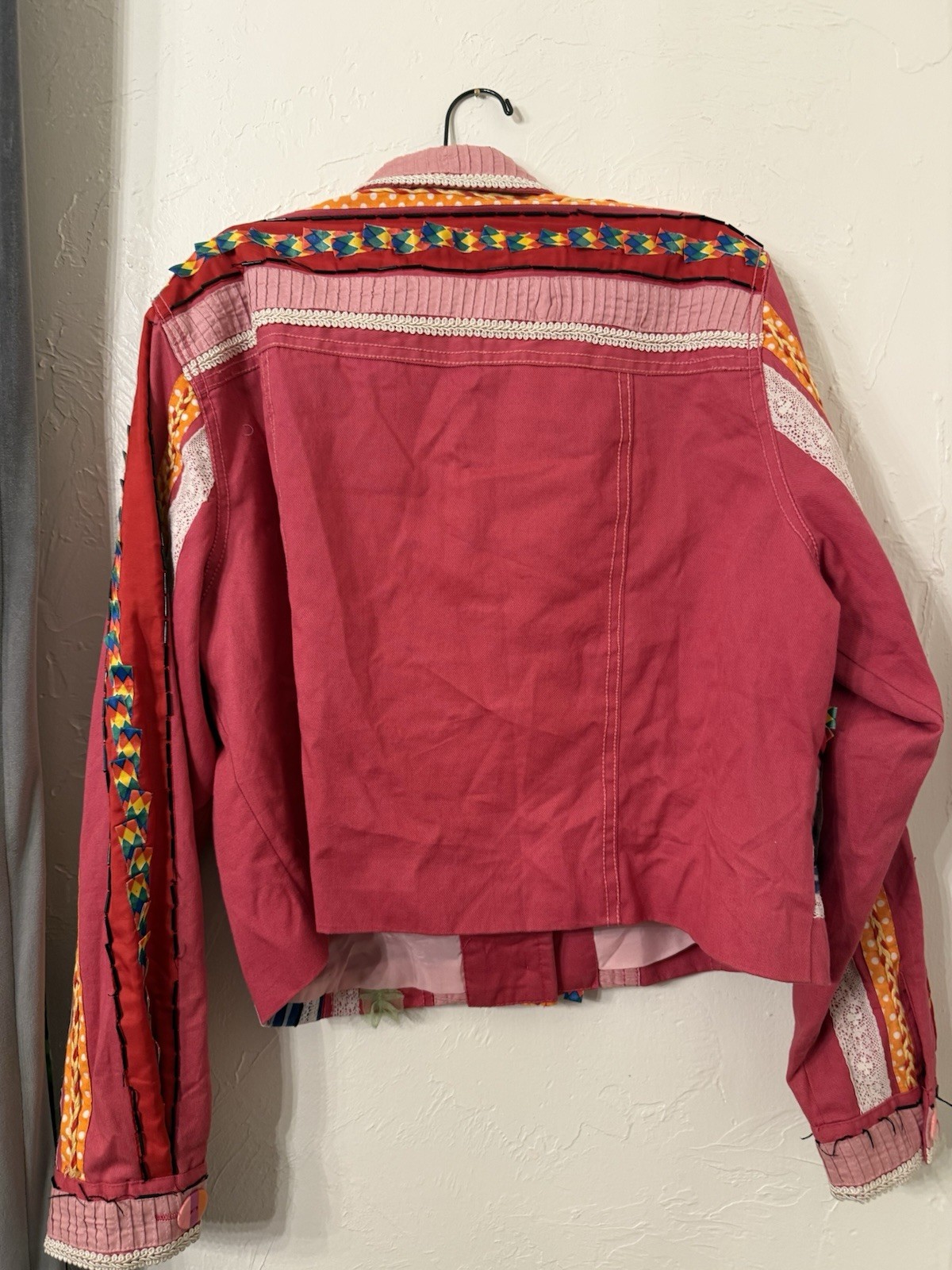 Minnie’s closet Vibrant patchwork jacket with a b… - image 6