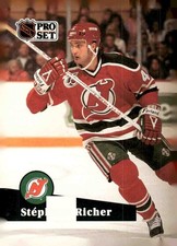 1991-92 Pro Set #420 Stephane Richer