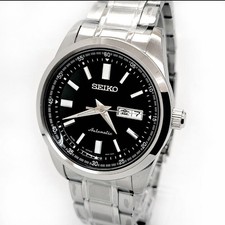 Seiko SARV003 Cal.4R36 Day Date Stainless Steel Automatic Mens Watch Auth Works