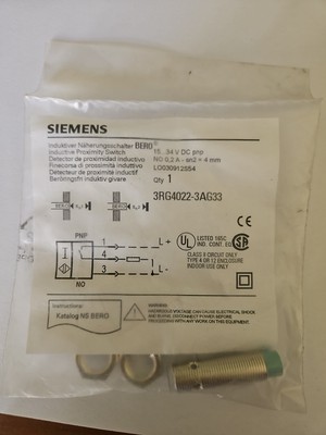 Siemens Näherungsschalter Näherungsensor 3RG4022-3AG33 Induktiv Bero 