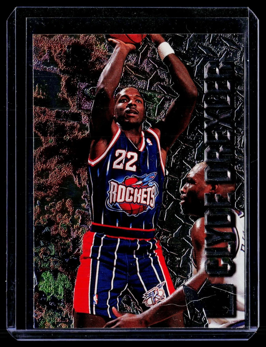 Clyde Drexler Houston Rockets Basketball Sports Trading Card