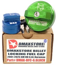 Dmaxstore Locking Billet Fuel Cap Def Cap Bundle 2020-2026 L5p Duramax Diesel