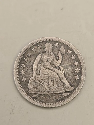 1855 Seated Liberty Silver Dime 10C - Philadelphia Mint