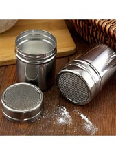 1PC Stainless Steel Fine Mesh Sugar Shaker – Cocoa Cinnamon & Coffee Powder UK