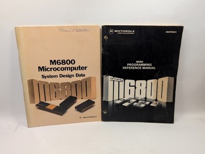 Motorola M6800 Microcomputer System Design Data & Programming Reference Manual 
