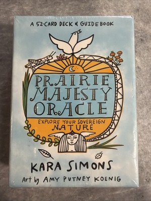 Prairie Majesty Oracle : A 52-Card Deck and Guidebook by Kara Simons - SEALED