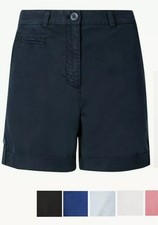 EX M&S Ladies Shorts Pure Cotton Chino Holiday Short Pant Summer Sun
