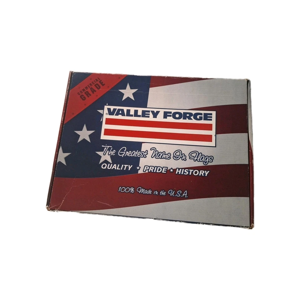Bandera de nailon Valley Forge grado comercial 5x8 Estados Unidos de América usada Foto 3 de 4
